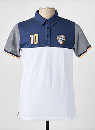 Polo coupe droite manches courtes bleu CAMBERABERO homme
