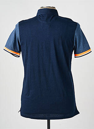 Polo coupe droite manches courtes bleu CAMBERABERO homme