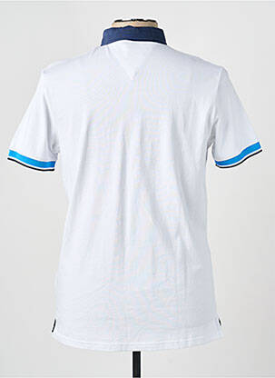 Polo coupe droite manches courtes blanc CAMBERABERO femme