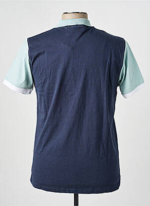 Polo coupe droite manches courtes bleu CAMBERABERO homme