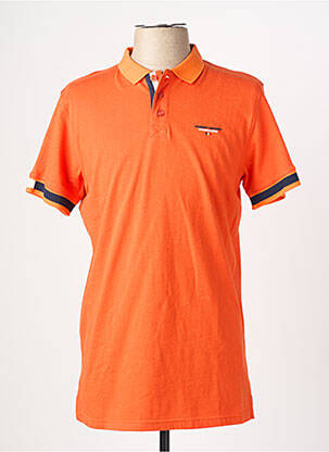 Polo coupe droite manches courtes orange CAMBERABERO homme