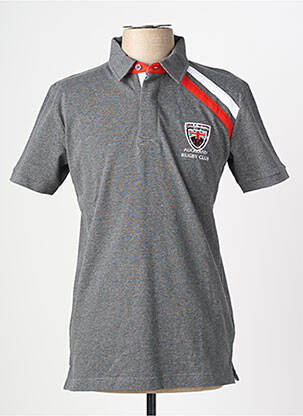 Polo coupe droite manches courtes gris CAMBERABERO homme