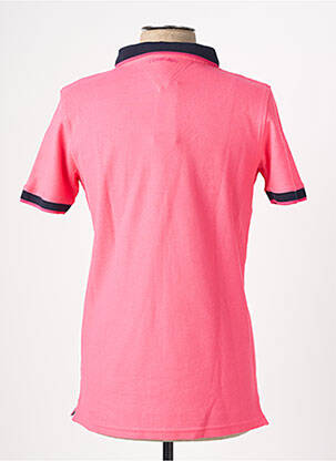 Polo stretch manches courtes rose CAMBERABERO homme