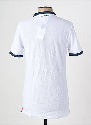 Polo coupe droite manches courtes blanc CAMBERABERO homme