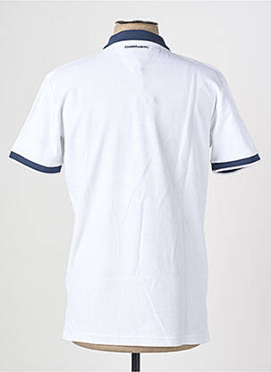 Polo coupe droite manches courtes blanc CAMBERABERO homme