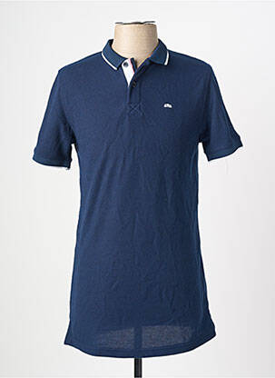 Polo coupe droite manches courtes bleu CAMBERABERO homme