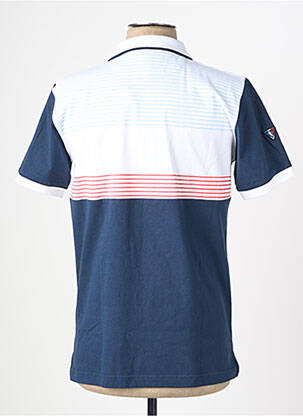 Polo coupe droite manches courtes bleu CAMBERABERO homme