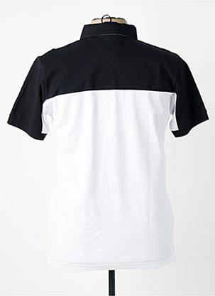 Polo tissage jersey manches courtes noir CAMBERABERO homme