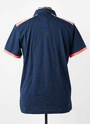 Polo tissage jersey manches courtes bleu CAMBERABERO homme
