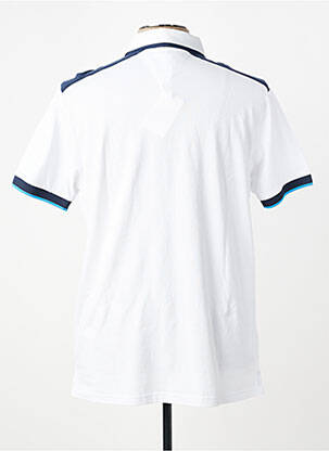 Polo tissage jersey manches courtes blanc CAMBERABERO homme