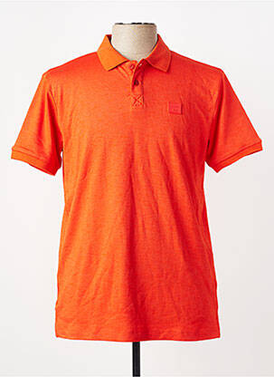 Polo tissage jersey manches courtes orange CAMBERABERO homme