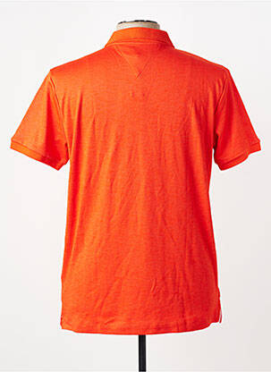 Polo tissage jersey manches courtes orange CAMBERABERO homme