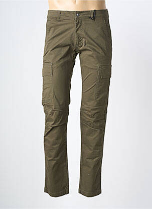 Pantalon cargo slim vert DAYTONA femme