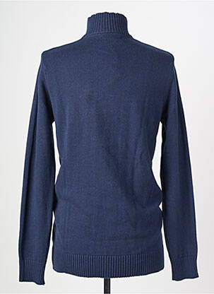 Pull maille tricot manches longues bleu CAMBERABERO homme