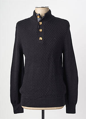 Pull stretch manches longues noir CAMBERABERO homme
