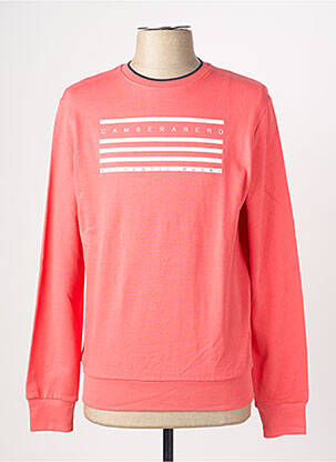 Sweat-shirt stretch manches longues orange CAMBERABERO homme