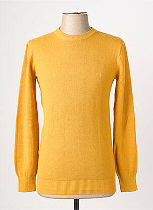 Pull stretch manches longues jaune CAMBERABERO homme