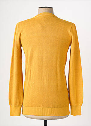 Pull stretch manches longues jaune CAMBERABERO homme
