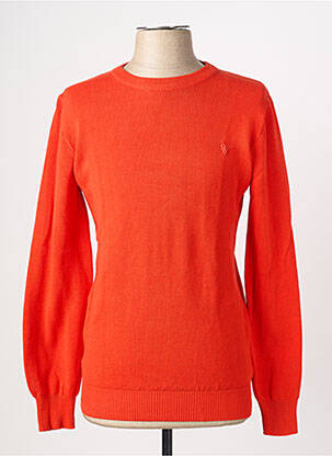 Pull stretch manches longues orange CAMBERABERO homme