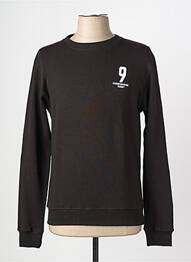 Sweat-shirt stretch manches longues noir CAMBERABERO homme