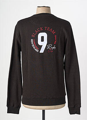 Sweat-shirt stretch manches longues noir CAMBERABERO homme