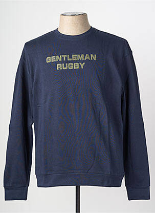 Sweat-shirt stretch manches longues bleu CAMBERABERO homme