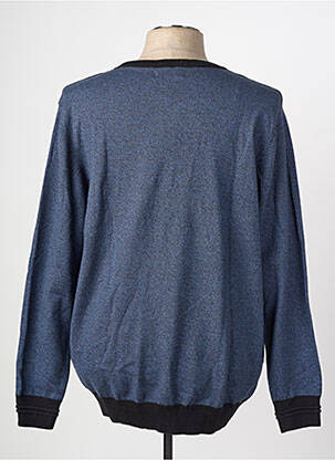 Pull stretch manches longues bleu CAMBERABERO homme