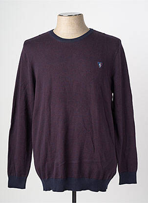 Pull stretch manches longues rouge CAMBERABERO homme