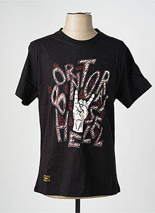 T-shirt stretch manches courtes noir DAYTONA homme