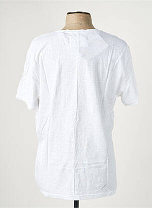 T-shirt stretch manches courtes blanc DAYTONA homme