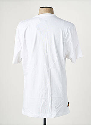 T-shirt stretch manches courtes blanc DAYTONA homme