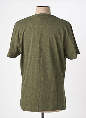 T-shirt coupe cintrée manches courtes vert DAYTONA homme