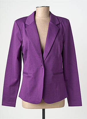 Blazer poches violet ICHI femme