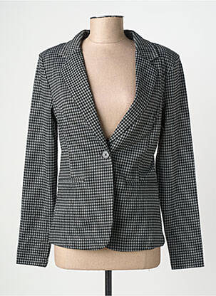 Blazer poches gris ICHI femme