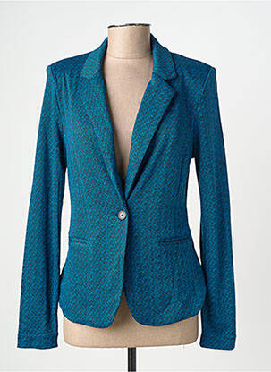 Blazer poches bleu ICHI femme