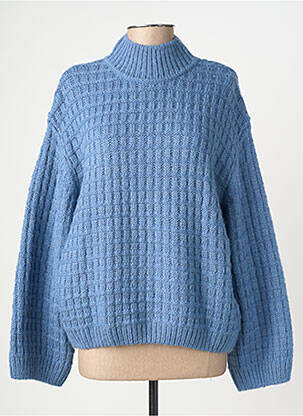 Pull stretch manches longues bleu RUE MAZARINE femme