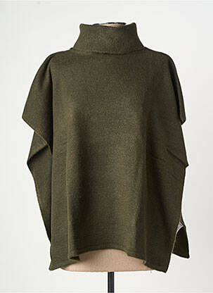 Pull tunique stretch manches 3/4 vert B.YOUNG femme