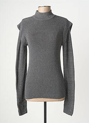 Top stretch manches longues argent B.YOUNG femme
