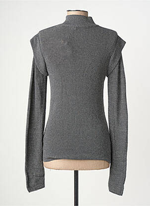 Top stretch manches longues argent B.YOUNG femme