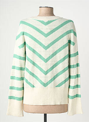 Pull stretch manches longues vert B.YOUNG femme