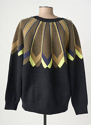 Pull stretch manches longues noir LILI SIDONIO femme