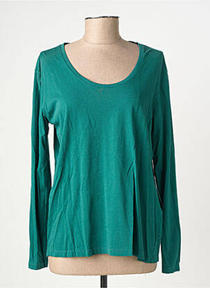 T-shirt manches longues manches longues vert HAPPY femme