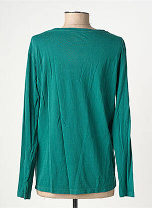 T-shirt manches longues manches longues vert HAPPY femme