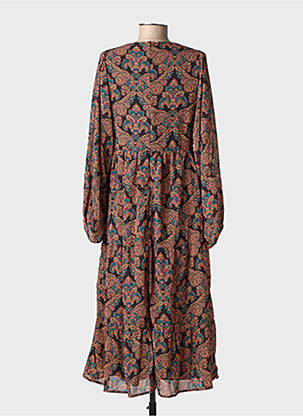 Robe longue manches longues manches longues noir MOLLY BRACKEN femme