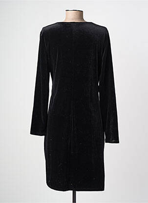 Robe mi-longue manches longues manches longues noir B.YOUNG femme
