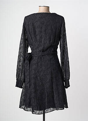 Robe courte manches longues manches longues noir LPB femme