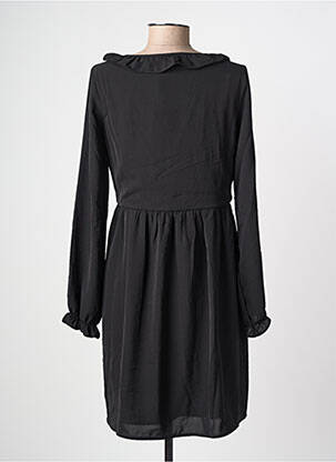 Robe mi-longue manches longues manches longues noir MOLLY BRACKEN femme