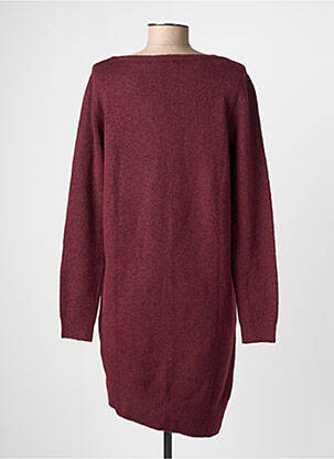 Robe pull coupe droite manches longues violet LPB femme
