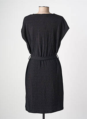Robe courte manches courtes manches courtes noir GRACE & MILA femme