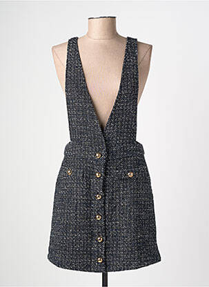 Robe courte sans manche sans manche noir LA PETITE ETOILE femme